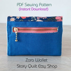 Quick to Sew Card Wallets Digital PDF Sewing Pattern DIY - Etsy