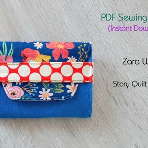 Quick to Sew, Card Wallets, Digital PDF Sewing Pattern, DIY Pouch ...