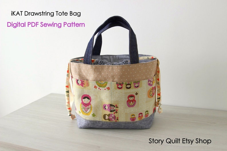 drawstring bolsa pattern free pdf