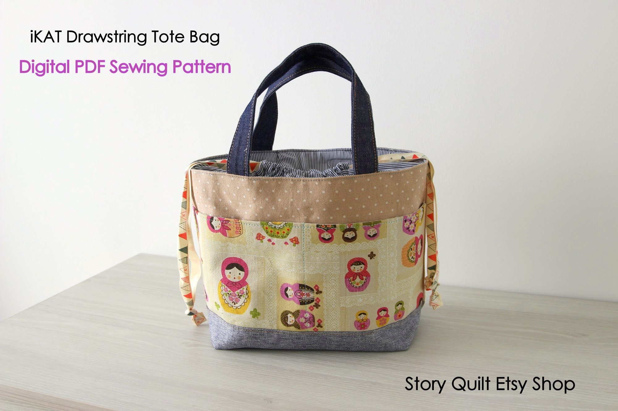 Sewing Pattern for Project Organizer Tote Bags, Kwik Sew Pattern K4371, Craft  Tote Bag, Sewing Bag, Knitting Bag, Craft Bag, Tote Bag, K182 