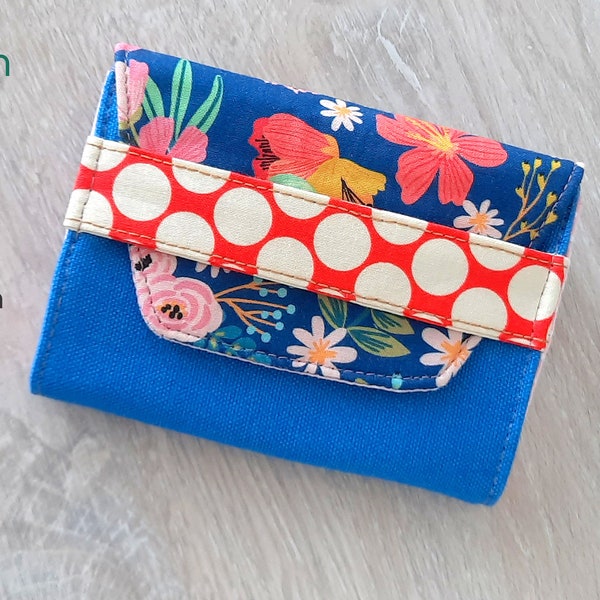 Quick to sew, card Wallets, digital PDF Sewing Pattern, DIY pouch, pouch sewing pattern, wallet tutorial , small wallet, wallet pattern