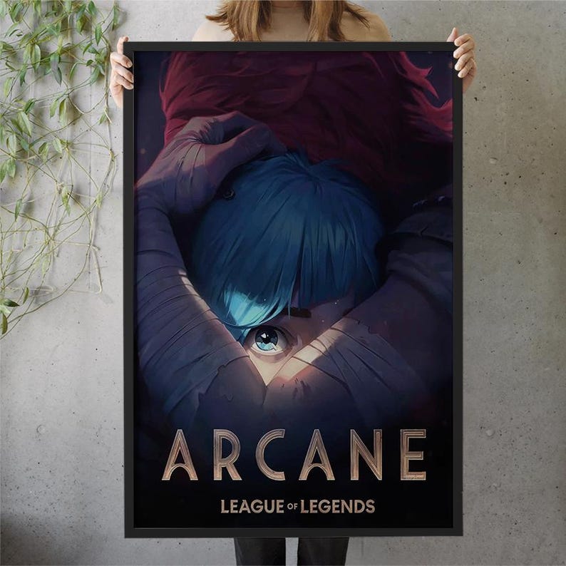 Arcane League of Legends Movie Poster Classic Film Art Print Canvas ...