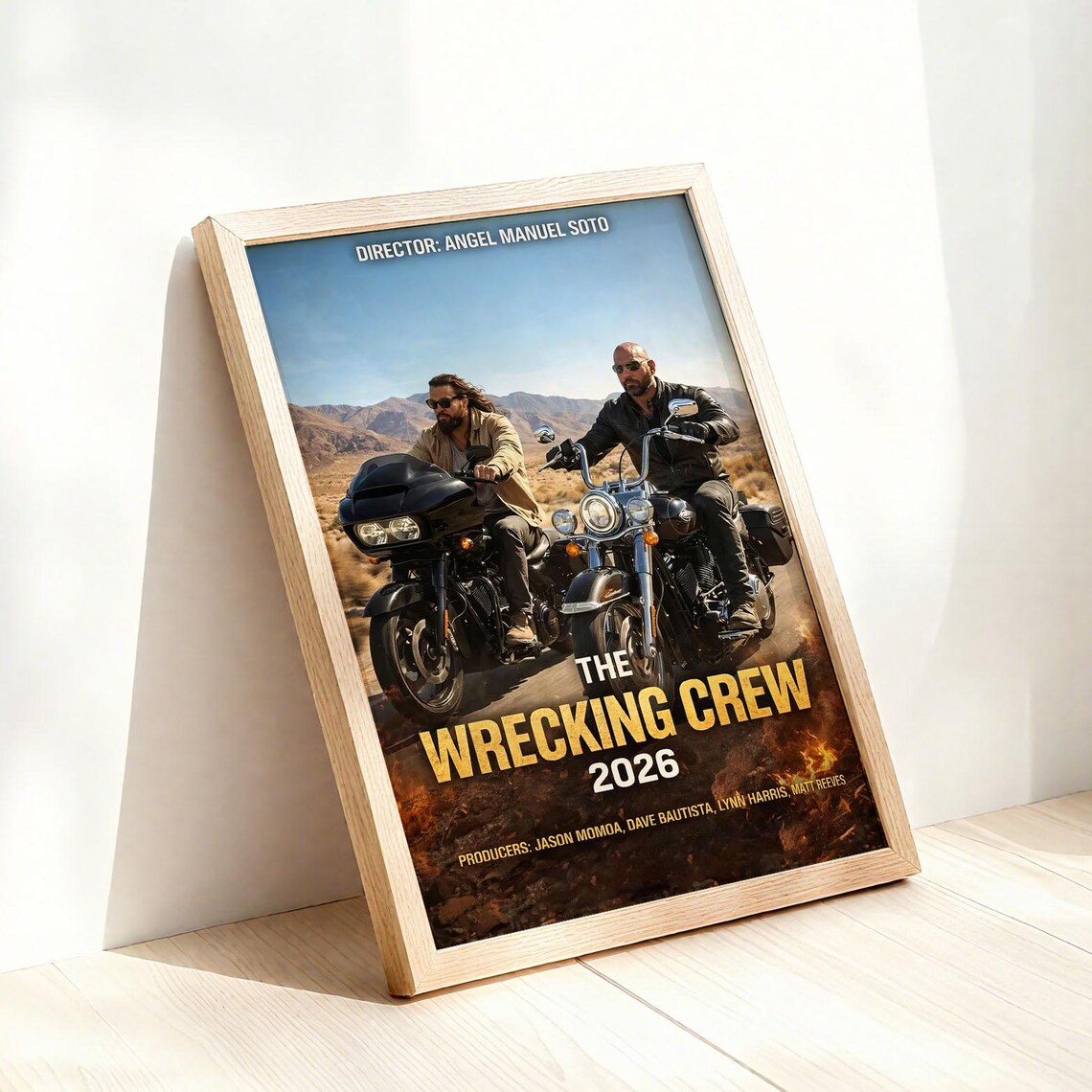 The Wrecking Crew (2026) Movie Poster, Vertical Print, Home Decor ...