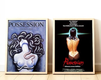 Possession Filmposter, Horror, Wandkunst, Leinwand Poster, Urlaubsgeschenke, Geburtstagsgeschenke, Vintage Poster
