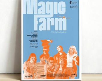 Magic Farm Film Poster, Film Wandkunst,Leinwand Poster,Urlaub Geschenke,Geburtstagsgeschenke,Vintage Poster