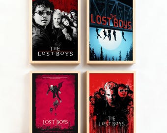 The Lost Boys Movie Poster, 80s Vampire Film Wall Art,Canvas posters,Holiday gifts,Birthday gifts,Vintage posters
