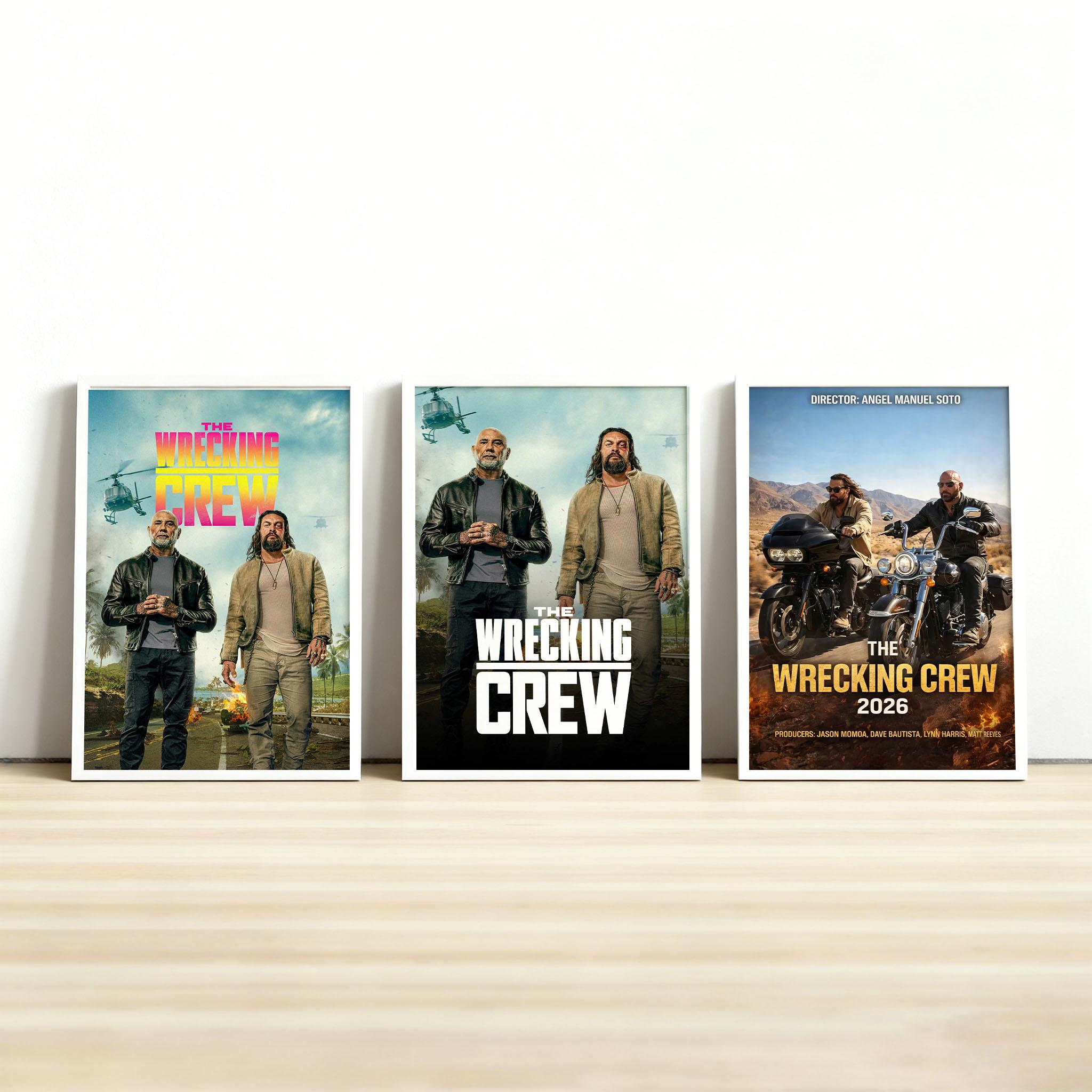 The Wrecking Crew (2026) Movie Poster, Vertical Print, Home Decor ...