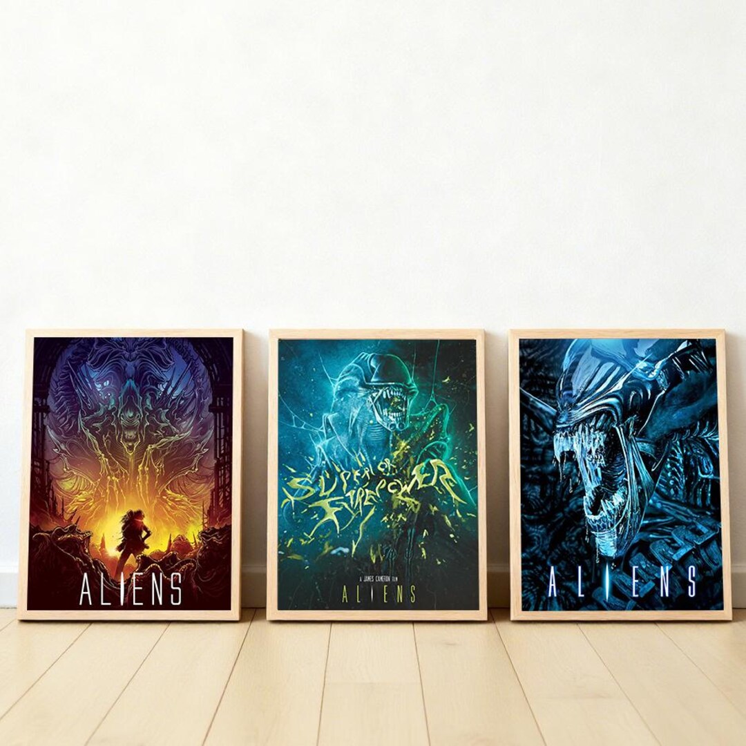 Aliens Movie Poster, Vertical Print, Home Decor - Etsy