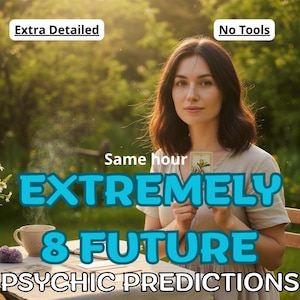 8 Future Psychic Predictions – Same Hour Delivery, Accurate Intuitive Reading, Love, Career, Life Path, Spiritual Guidance & Energy Insight