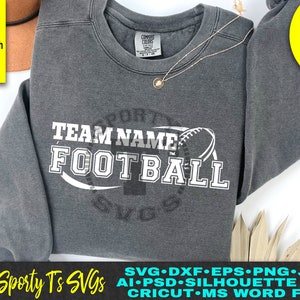 football svg, football mom svg, football team svg, football shirt svg, football design, football png, dxf, eps, cricut, silhouette, template