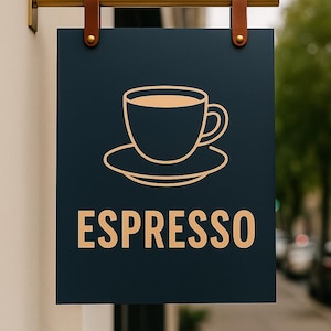 Custom Metal Blade Sign – Double-Sided Outdoor Business Logo Sign
