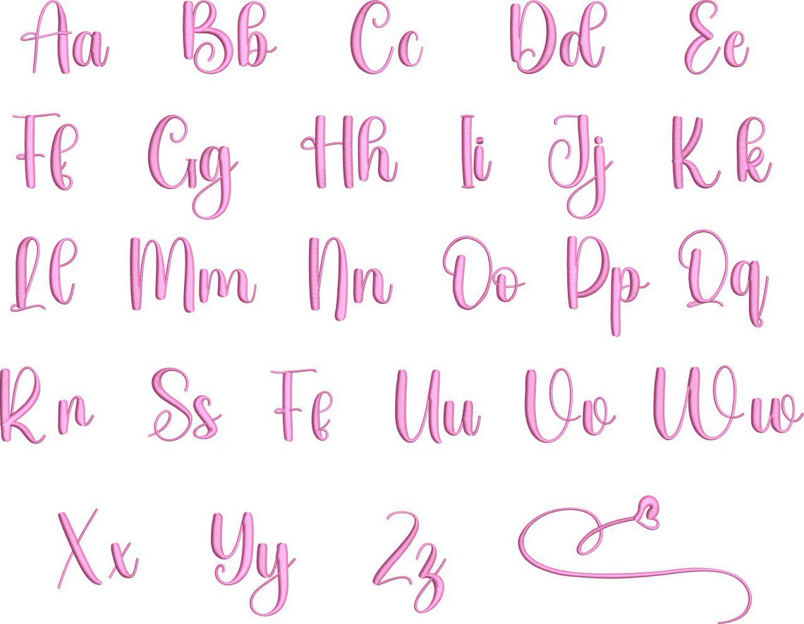 Whimsy Handwriting Whimsical Handwritten Font Script, Heart Wedding Calligraphy Font ...