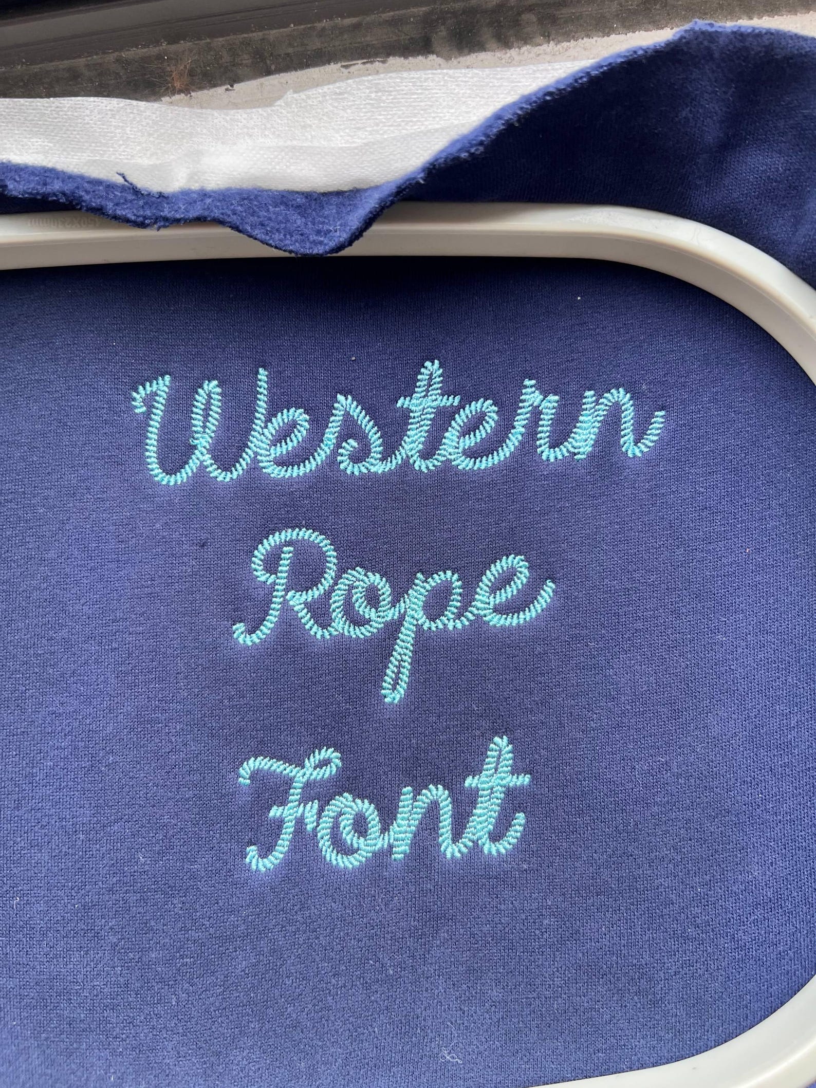 Cowboy Rope Writing Western Rope Stitch FONT Machine Embroidery, Rope Letter Embroidery ...