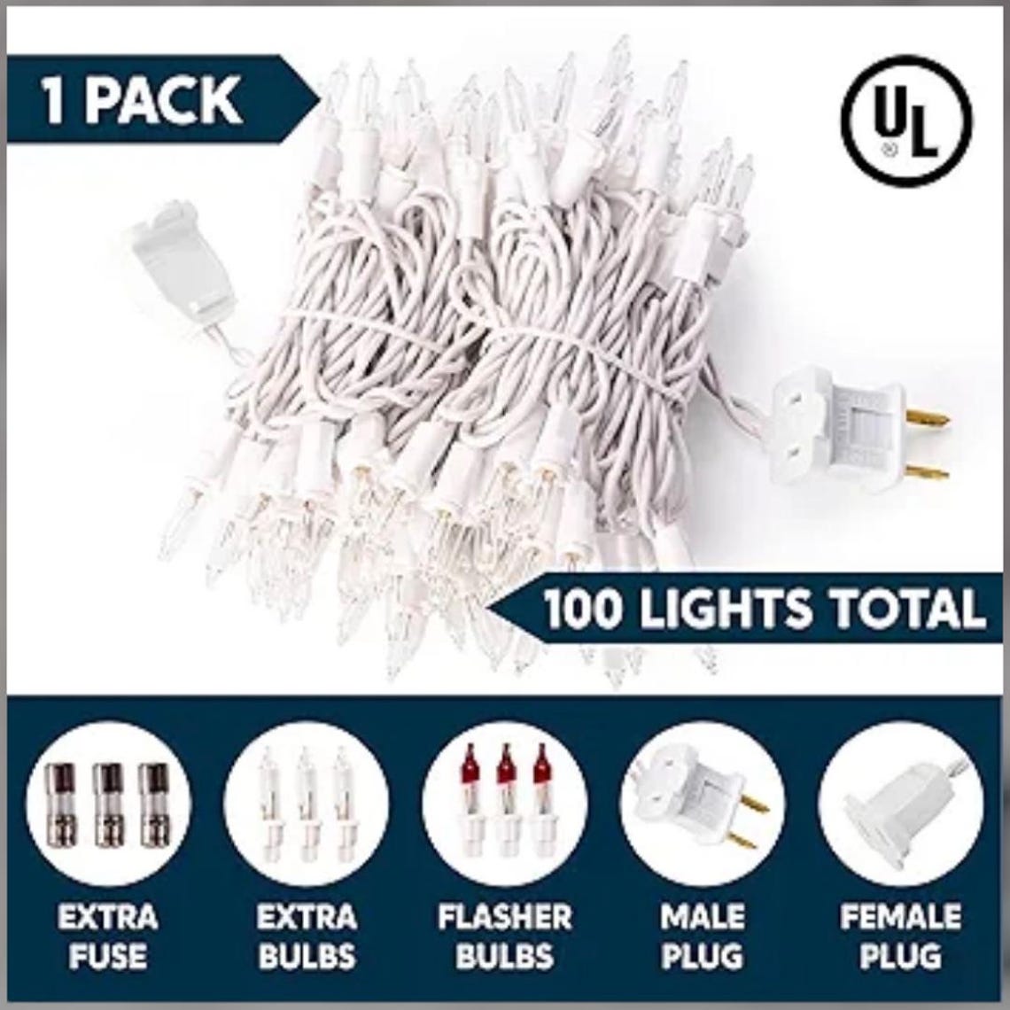 Canvas American Tire Warm White Fairy Lights