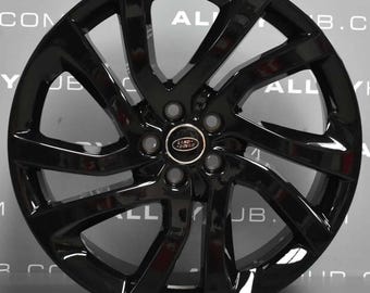 X1 - Llantas de aleación originales Land Rover Discovery Sport HSE L550 de 20″, estilo 5011, de 5 radios divididos y acabado en negro brillante LR074095
