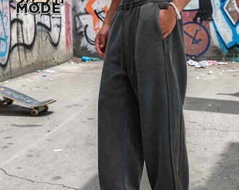Straight Leg Pants | Streetwear Jogger Sweatpants | Relaxed Fit Trousers | Casual Urban Style