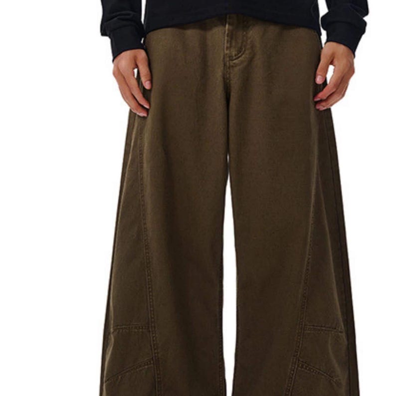 Drapey Baggy Pants | Casual Wide Leg Trousers | Daily Wear | Y2K Streetwear Style

Drapey baggy pants with wide leg design featuring loose fit silhouette and panel seam detailing, styled as casual trousers for daily wear and streetwear outfits with relaxed structure and comfortable movement