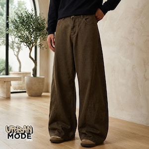 Drapey Baggy Pants | Casual Wide Leg Trousers | Daily Wear | Y2K Streetwear Style

Drapey baggy pants with wide leg design featuring loose fit silhouette and panel seam detailing, styled as casual trousers for daily wear and streetwear outfits with relaxed structure and comfortable movement