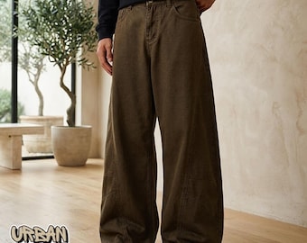 Pantaloni ampi e morbidi / Pantaloni casual a gamba larga / Per tutti i giorni / Stile streetwear anni 2000