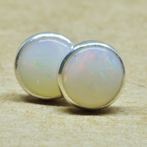 Opal earrings