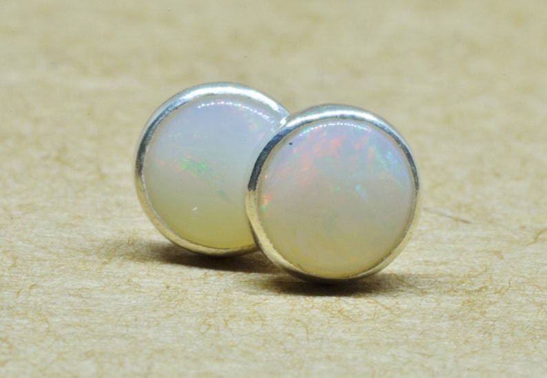 Opal earrings