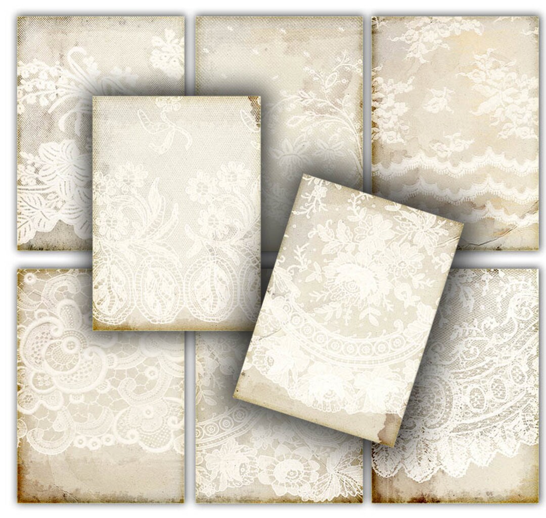 Romantic Wedding Tags Instant Download Printable Gift Tags, Labels , Vintage Shabby Chick , Lace ...