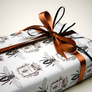 SOFORT-Download. Verpackung Geschenk digitales Papier - Queen Bee - Grafiktransfer auf Kissen, Sackleinen, digitales Collagenblatt, Tapete