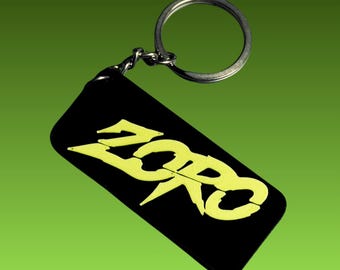 Llavero de anime Zoro de primera calidad / Llavero de espadachín / Regalo para amantes y coleccionistas de anime / Accesorio genial