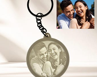 Llavero con foto 3D personalizado / Recuerdo con luz