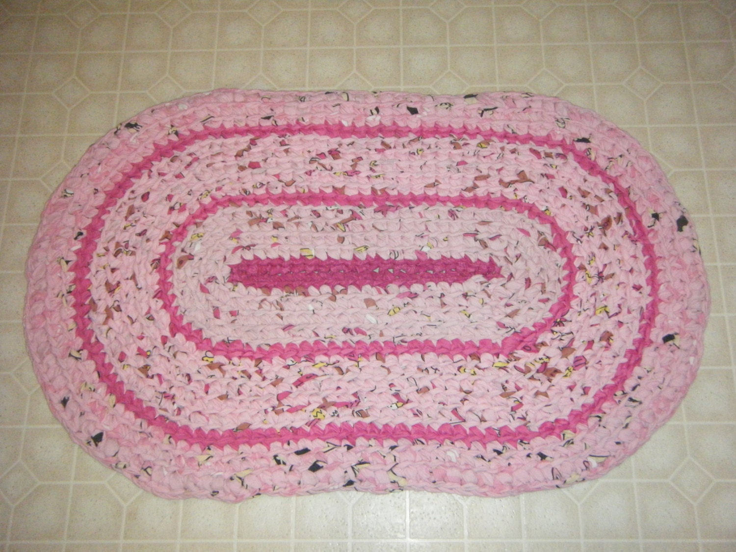 Handmade Pink Rag Rug Pink Girls Bedroom Rug Pink Rugs Etsy