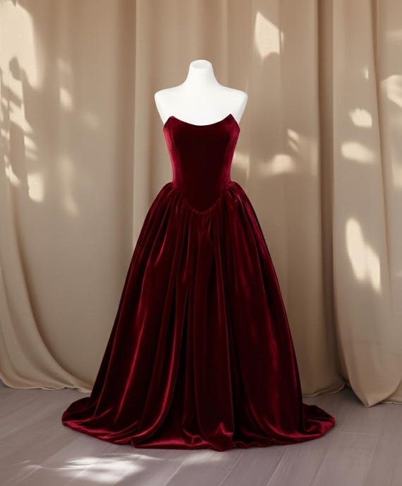 strapless open back dress Jaimie Strapless Corset Bow A-Line Party Dress