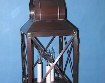 solid copper post light no. 3050XC