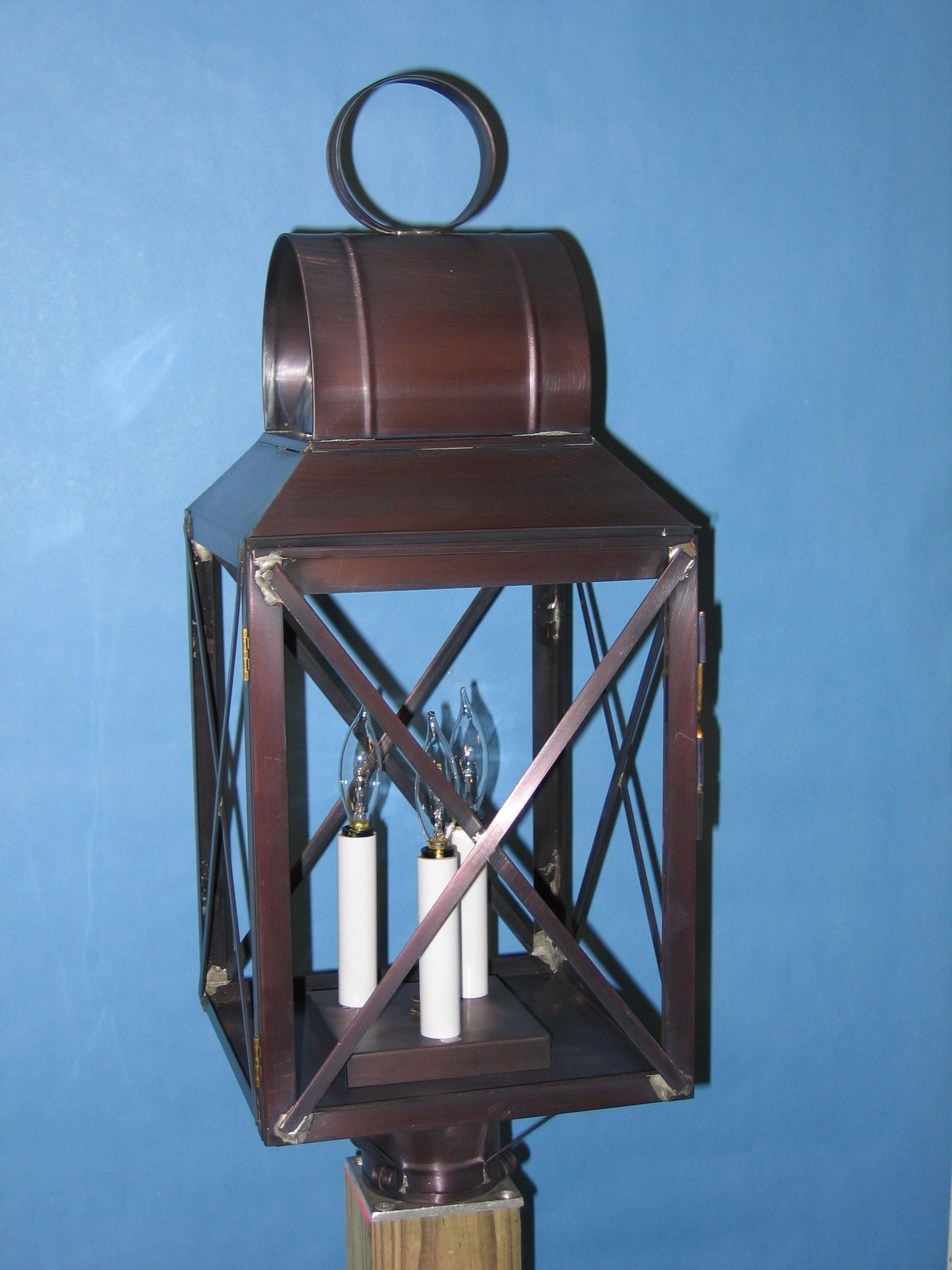 Dc Post Light Solid Copper Post Light No. 3050XC - Etsy