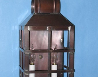 Copper Wall Lantern - Barn Light- Antique Copper Finish -3030HC