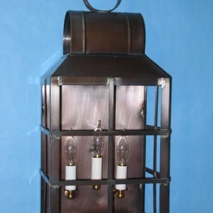 Copper Wall Lantern - Barn Light- Antique Copper Finish -3040HC