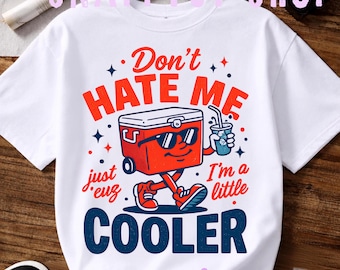Rolig "Hata mig inte för att jag är lite coolare" PNG Retro Friends Shirt Digital Design