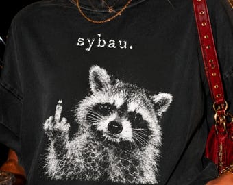 Sybau Dog Shush PNG T-shirt, Unhinged Meme TikTok Design-tröja, Gen Z Brainrot-tröja