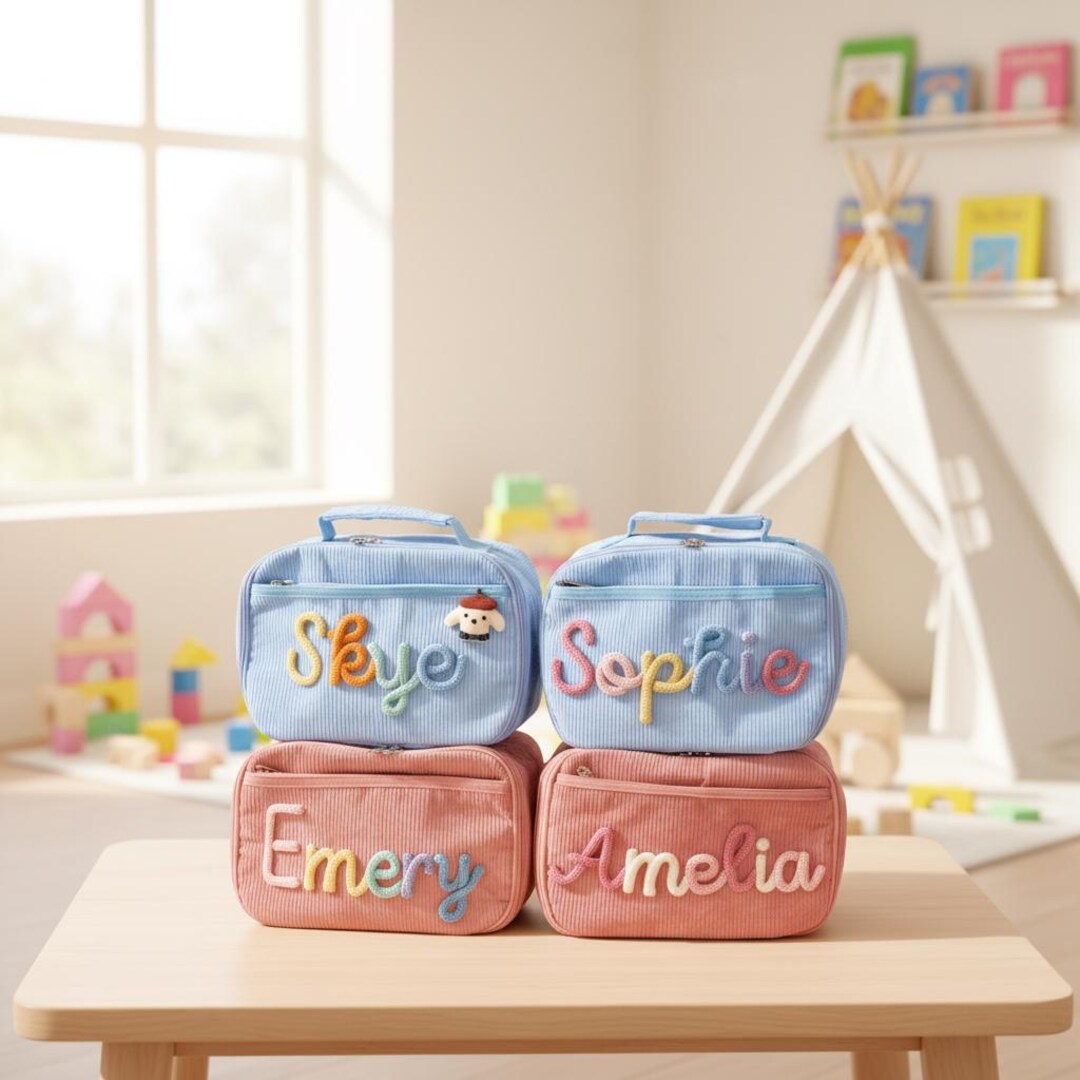 Personalized Lunch Bag for Kids - Custom Insulated Lunch Tote - Name ...
