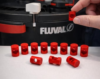 Fluval FX4 FX5 FX6 Kanister Filter Deckelverschluss Laufmuttern Cover Lock - Komplettes Set + 2 Ersatzteile