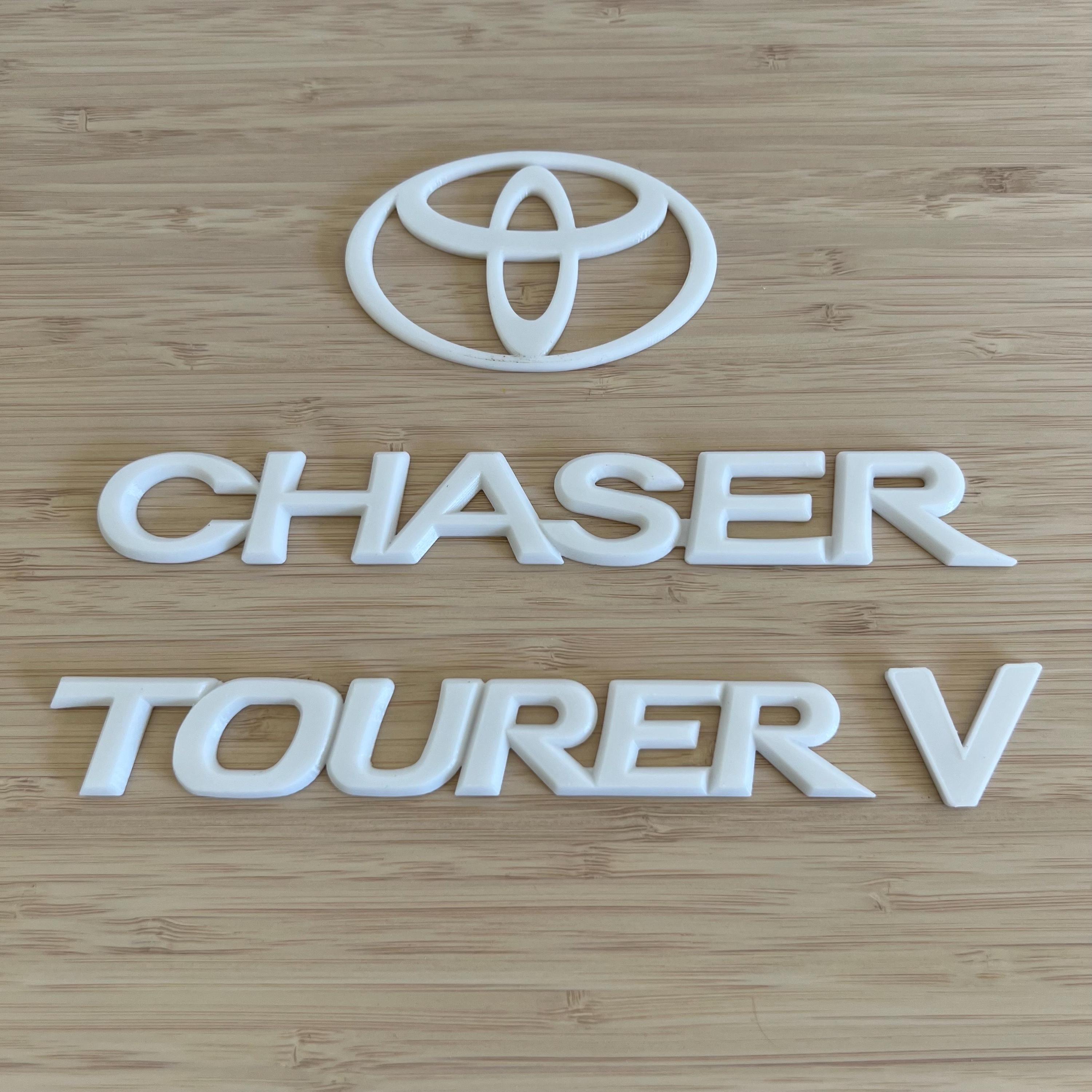 JZX100 Toyota Chaser Tourer V Emblems – Full Replacement Badge Set 