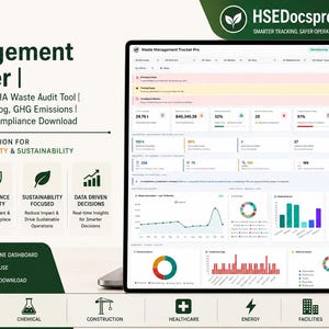 Waste Management Tracker | ISO & OSHA  Aligned Tool