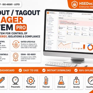 Lockout Tagout Web App | LOTO Manager Pro, ISO & OSHA  Aligned Tool