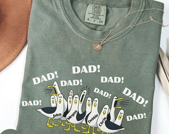 Custom Name Disney Seagulls Dad Shirt, Papa Grandpa Shirt, Father's Day Gift, Disney Lover Dad Grandpa Gift, Finding Nemo Seagulls Tee