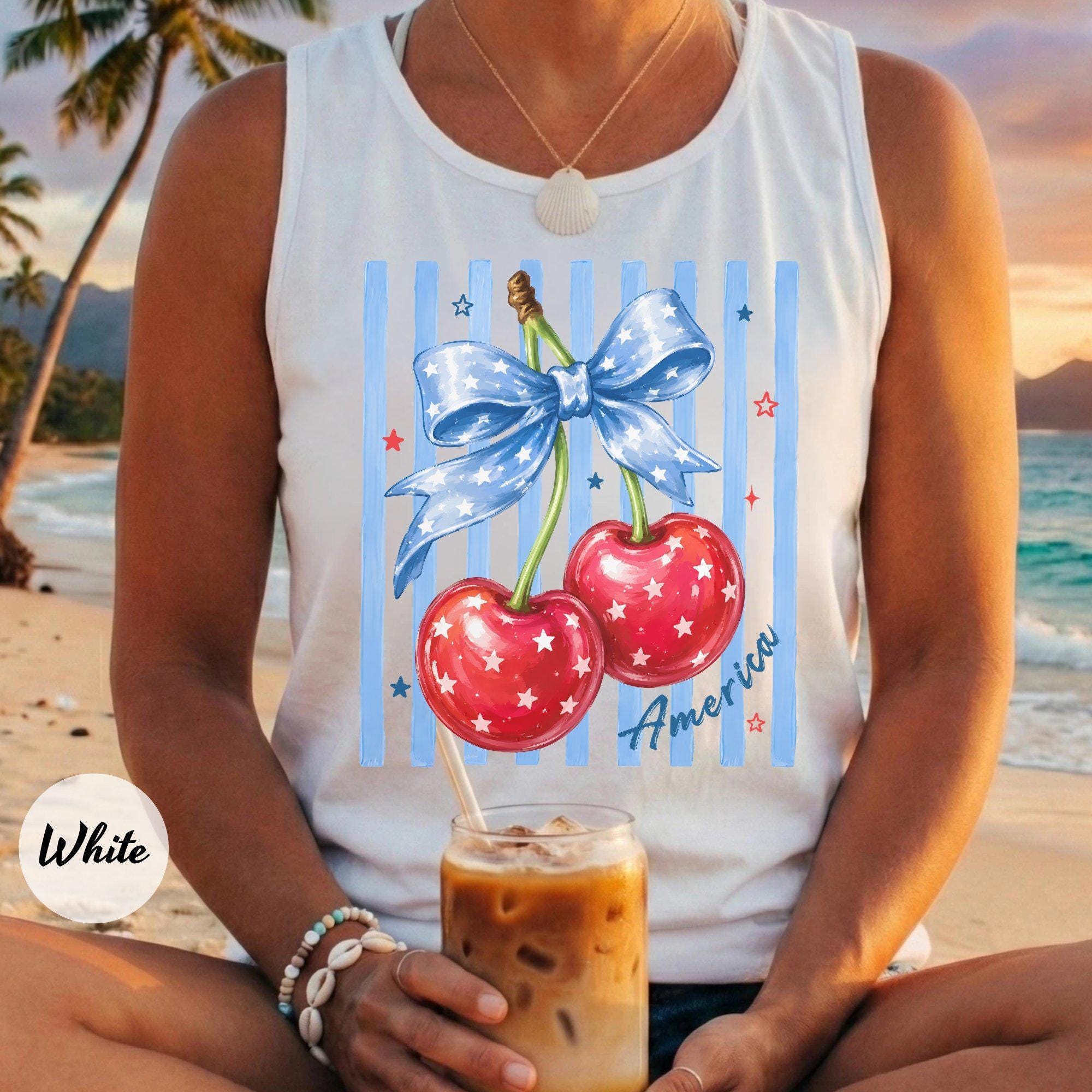 Cherry Red Tank Top - Etsy