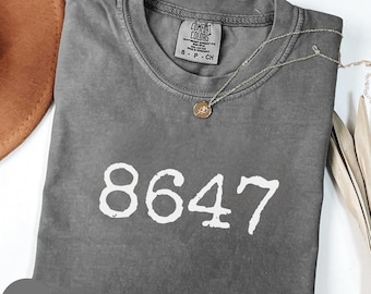 Vintage 8647 Anti Trump Shirt, Subtle Anti Trump T-Shirt, Anti-MAGA Tshirt, Funny Liberal Shirt Gift, Pro-Democrat 8647 Graphic Tee