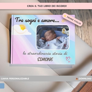 Libro Personalizzato Mamma Single per Scelta | SMBC | Storia Nascita IVF | Template Modificabile | Libro Ricordo | Mamma Mora - Primo figlio