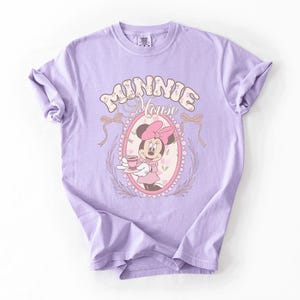 Retro Minnie Mouse Shirts, Comfort Colors Disney Magic Kingdom Shirt, Minnie Mouse Trip Family Vacation Tee, Vintage Disney Shirt 2026 image 5