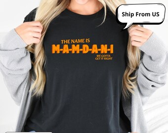 Mamdani T-Shirt, NYC Political Supporter Tee