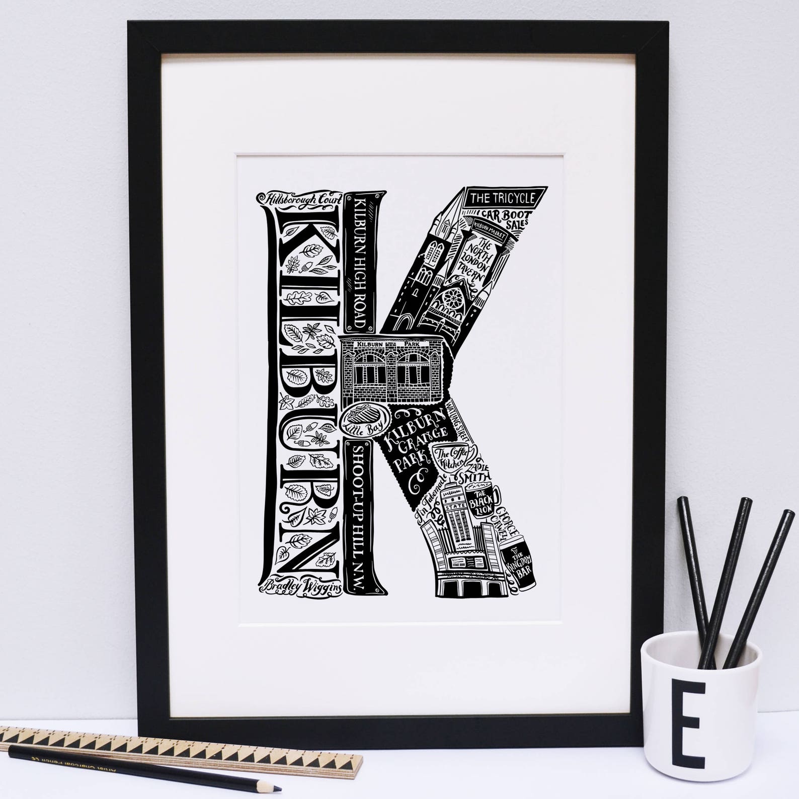 Kilburn Print London Print London Poster London Art Etsy