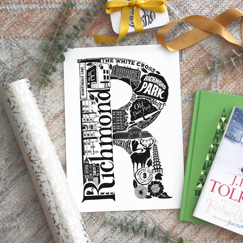 Best of Richmond London Print London Poster London Art Etsy